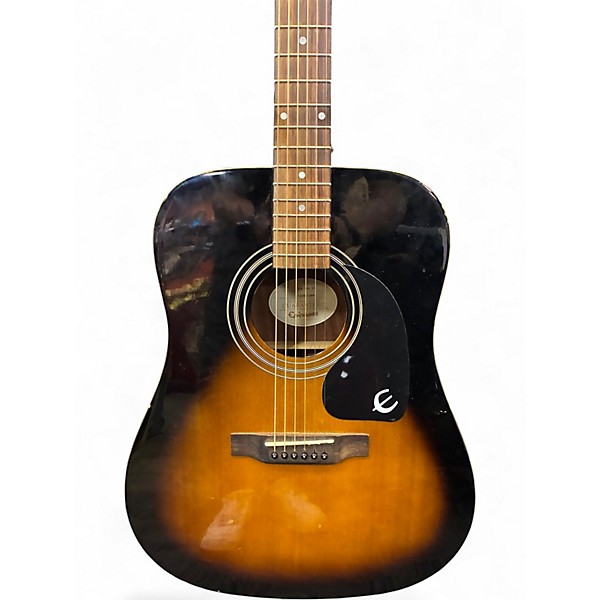 Used Epiphone DR100 2 Color Sunburst Acoustic Guitar