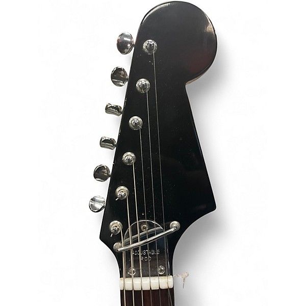 Vintage 1965 Kent ELECTRIC Black Solid Body Electric Guitar