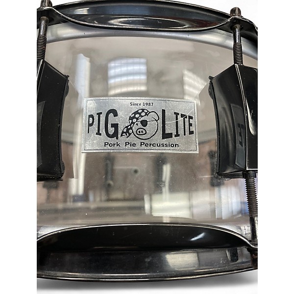 Used Pork Pie 14in Acrylic Pig LIte Clear Drum