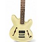 Used Fender Tom Delonge Signature Starcaster White Hollow Body Electric Guitar