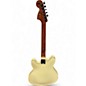 Used Fender Tom Delonge Signature Starcaster White Hollow Body Electric Guitar