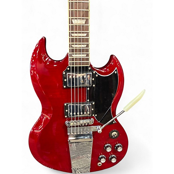 Used Vintage VS6V Cherry Red Solid Body Electric Guitar