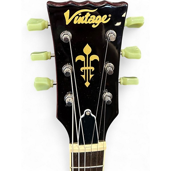 Used Vintage VS6V Cherry Red Solid Body Electric Guitar