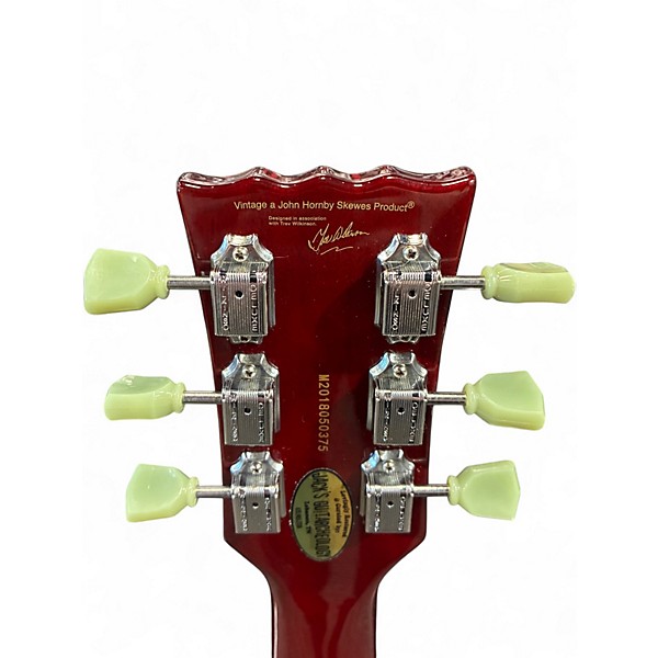 Used Vintage VS6V Cherry Red Solid Body Electric Guitar