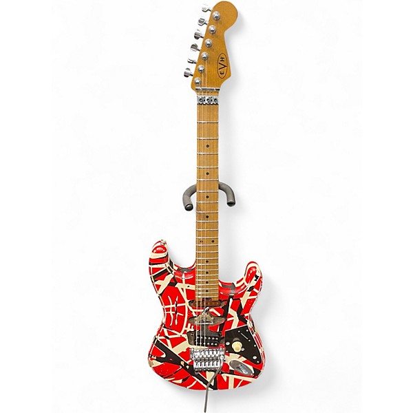 Used EVH Striped Series Frankie RELIC Solid Body Electric Guitar