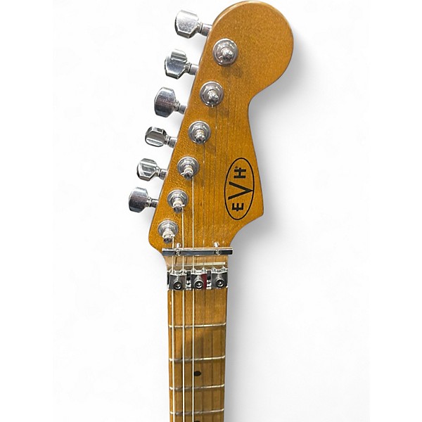 Used EVH Striped Series Frankie RELIC Solid Body Electric Guitar