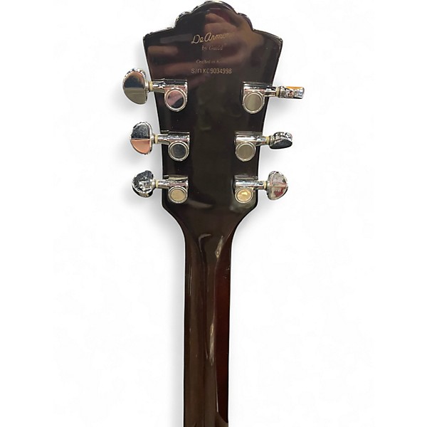 Used DeArmond M-75T Blue Sparkle Solid Body Electric Guitar