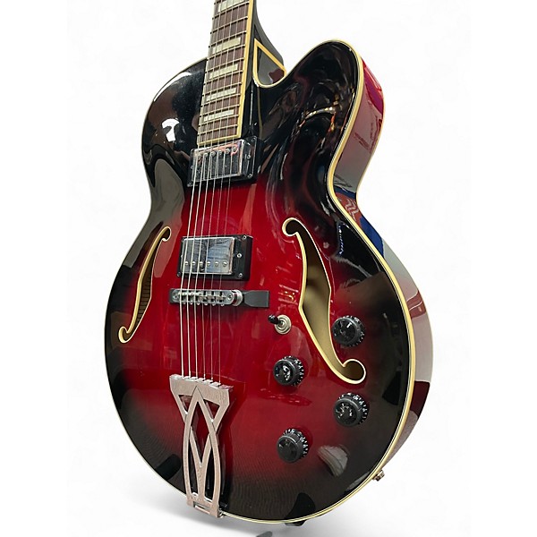 Used Ibanez AF75 Cherry Sunburst Hollow Body Electric Guitar