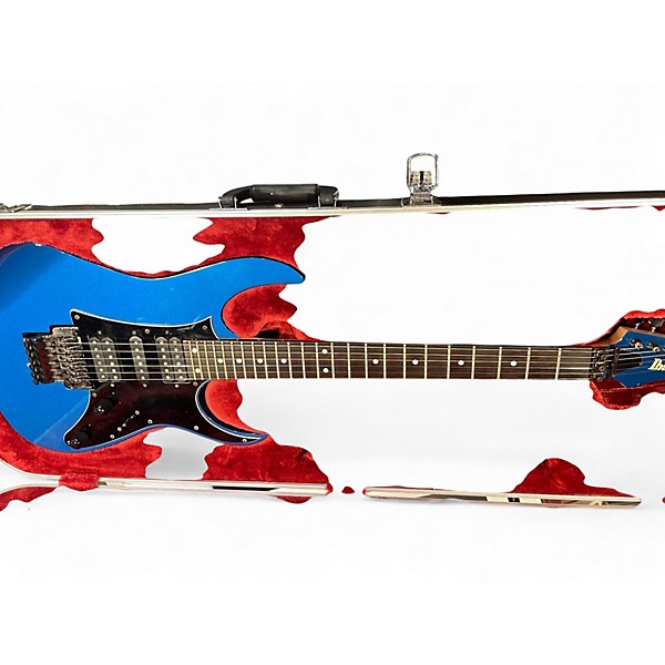 Used 2022 Ibanez RG655 Trans Purple Solid Body Electric Guitar