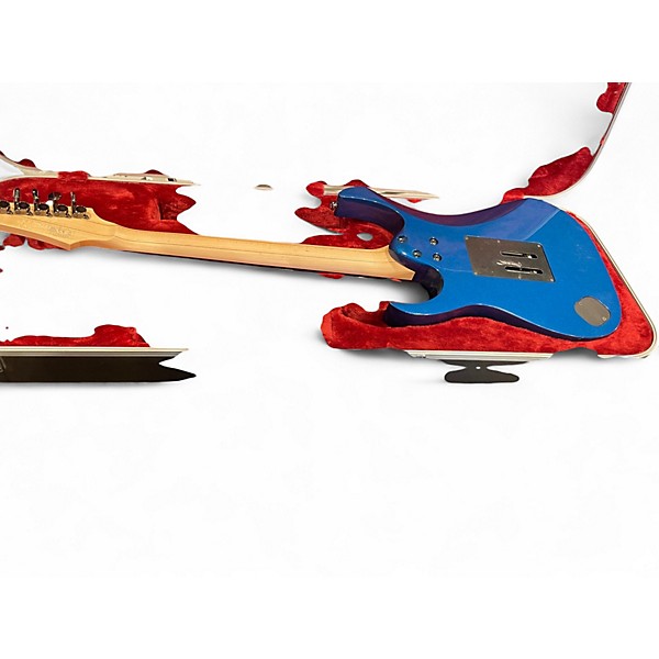 Used 2022 Ibanez RG655 Trans Purple Solid Body Electric Guitar