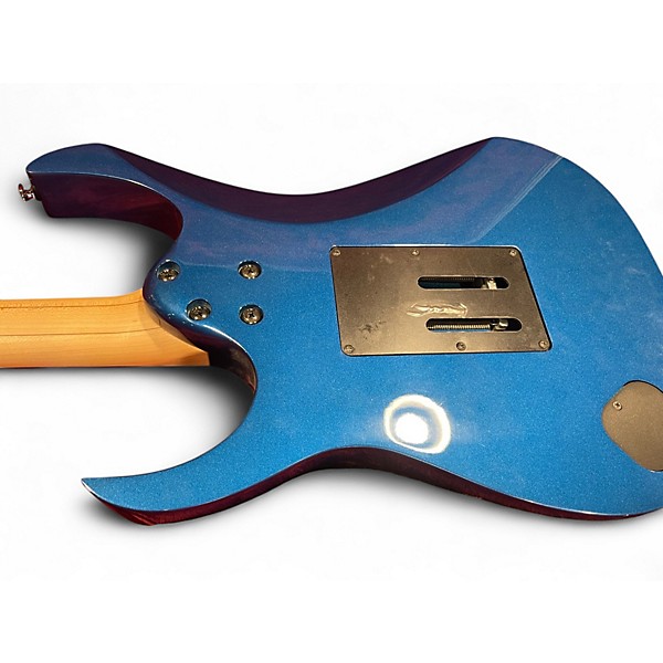 Used 2022 Ibanez RG655 Trans Purple Solid Body Electric Guitar