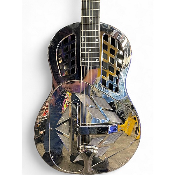 Used Republic Tricone Classic Round Neck Chrome Resonator Guitar
