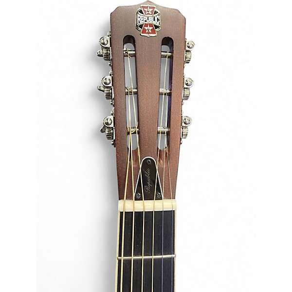 Used Republic Tricone Classic Round Neck Chrome Resonator Guitar