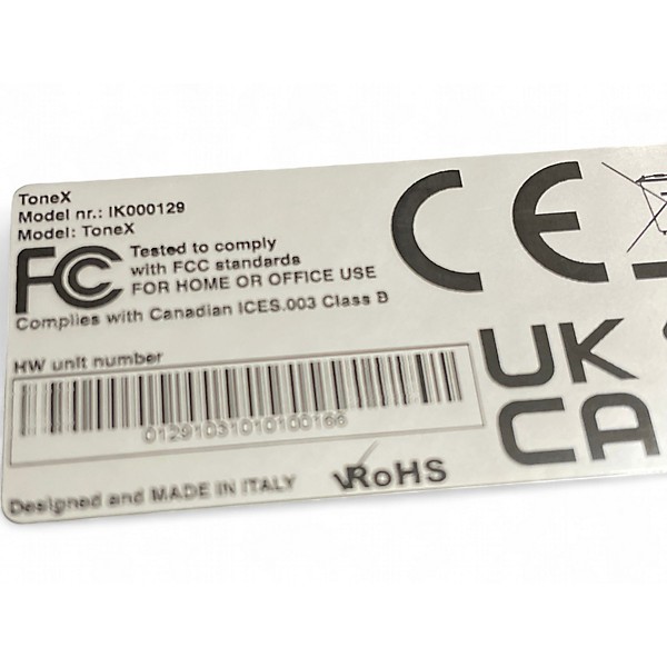 Used IK Multimedia Amplitube Tonex Effect Processor