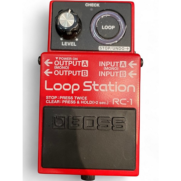 Used BOSS RC1 Loop Station Pedal