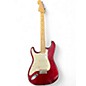 Used Fender Standard Stratocaster LH Burgundy Electric Guitar thumbnail