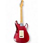 Used Fender Standard Stratocaster LH Burgundy Electric Guitar