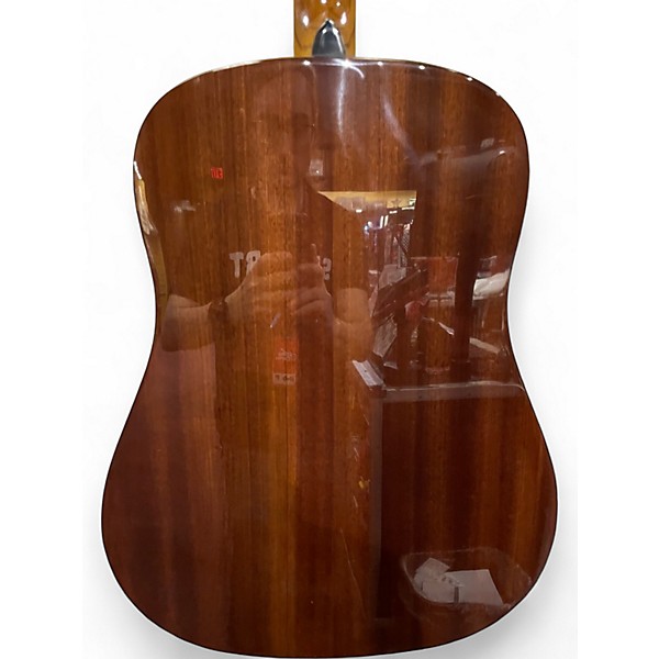 Used Fender CD60S LEFT HANDED Natural Acoustic Guitar