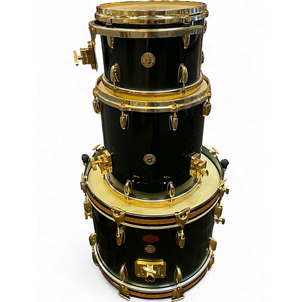 Used 2013 Gretsch Drums 3 Piece USA CUSTOM 125TH ANNIVERSARY CADILLAC GREEN Drum Kit