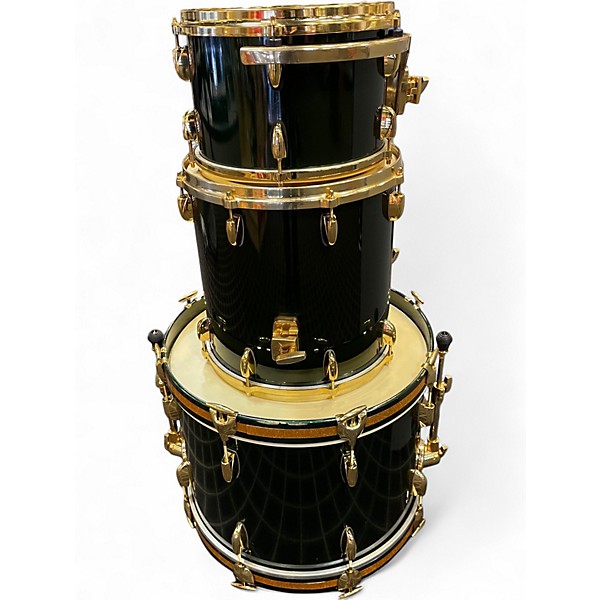 Used 2013 Gretsch Drums 3 Piece USA CUSTOM 125TH ANNIVERSARY CADILLAC GREEN Drum Kit