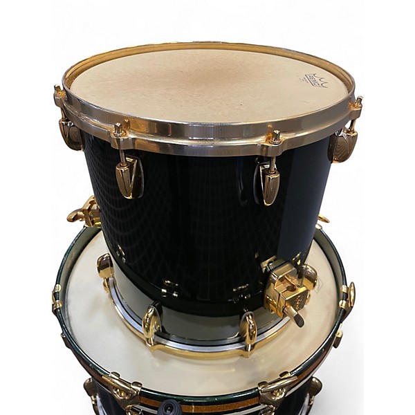 Used 2013 Gretsch Drums 3 Piece USA CUSTOM 125TH ANNIVERSARY CADILLAC GREEN Drum Kit