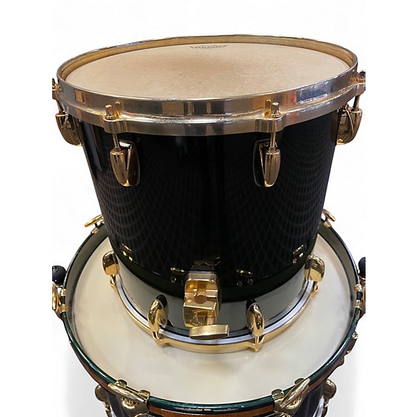 Used 2013 Gretsch Drums 3 Piece USA CUSTOM 125TH ANNIVERSARY CADILLAC GREEN Drum Kit