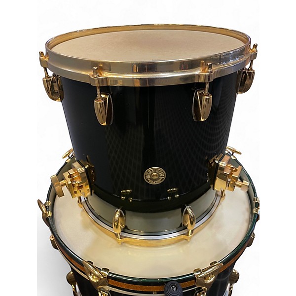 Used 2013 Gretsch Drums 3 Piece USA CUSTOM 125TH ANNIVERSARY CADILLAC GREEN Drum Kit