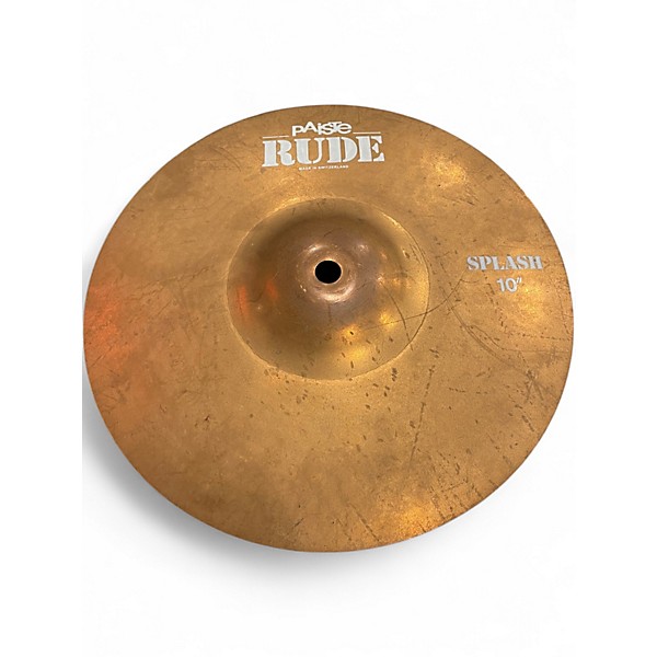 Used Paiste 10in RUDE SPLASH Cymbal