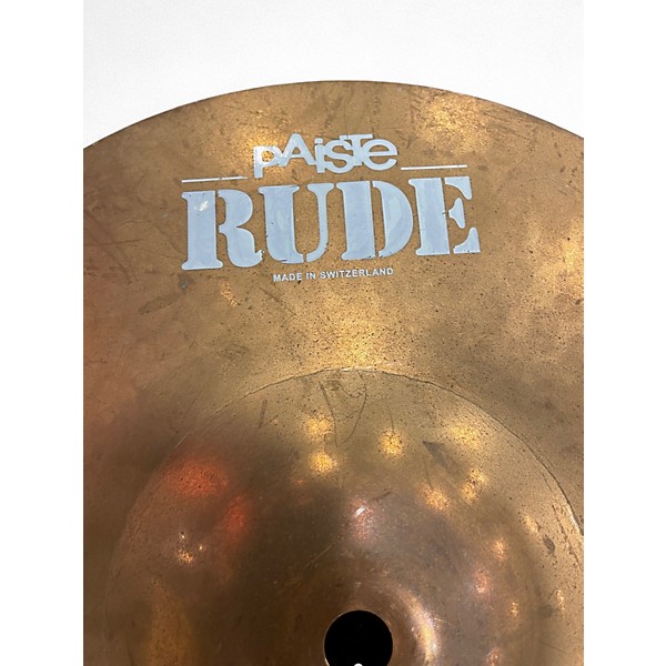 Used Paiste 10in RUDE SPLASH Cymbal