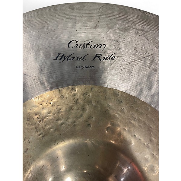 Used Zildjian 21in K Custom Hybrid Ride Cymbal