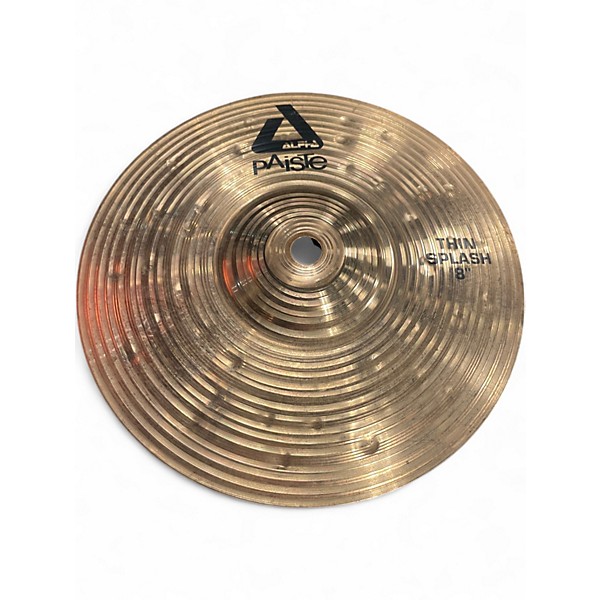 Used Paiste 8in Alpha Thin Splash Cymbal