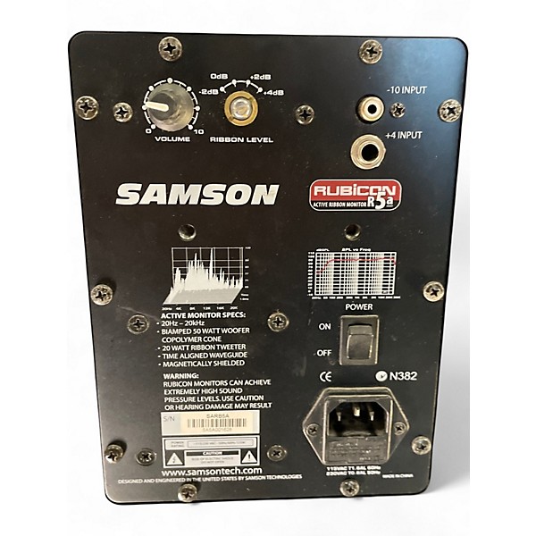 Used Samson rubicon r5a studio monitor pair Powered Monitor