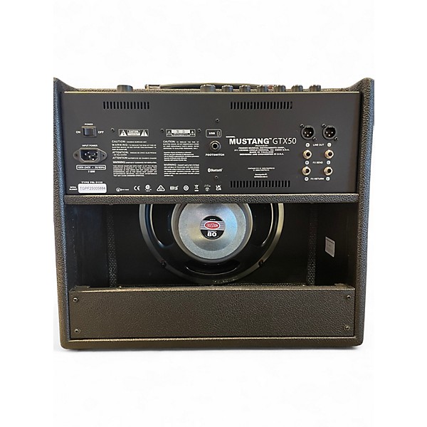 Used Fender GTX50 Mustang 1X12 Guitar Combo Amp