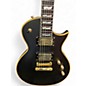 Used ESP LTD EC1000 Black and Gold Solid Body Electric Guitar