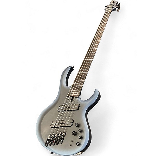 Used Ibanez BTB605MS  Midnight Artic Ocean Matte Electric Bass Guitar