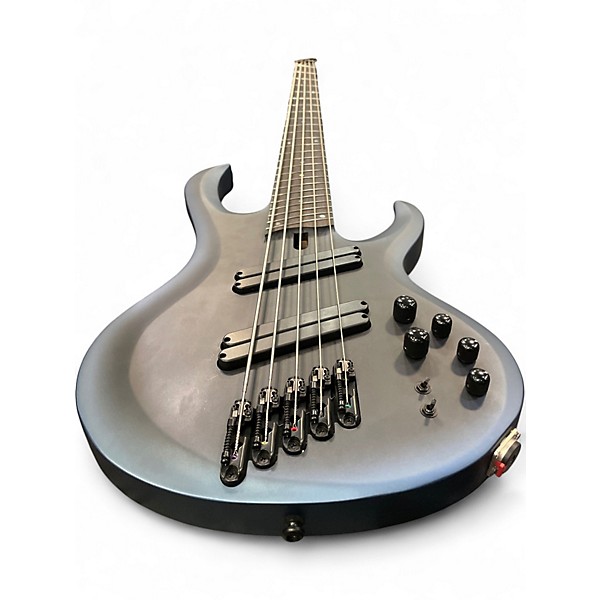 Used Ibanez BTB605MS  Midnight Artic Ocean Matte Electric Bass Guitar