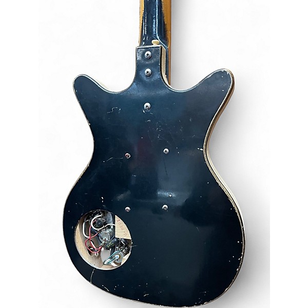 Vintage 1960 Danelectro DC2 Black Solid Body Electric Guitar