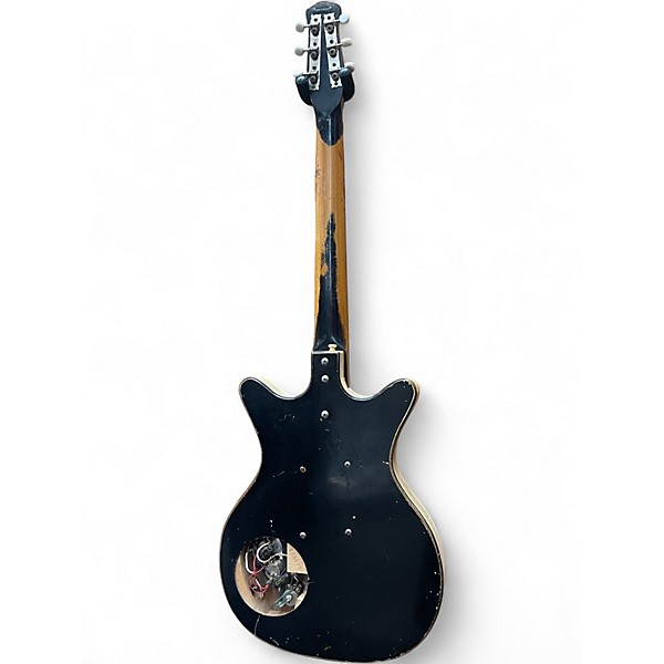 Vintage 1960 Danelectro DC2 Black Solid Body Electric Guitar