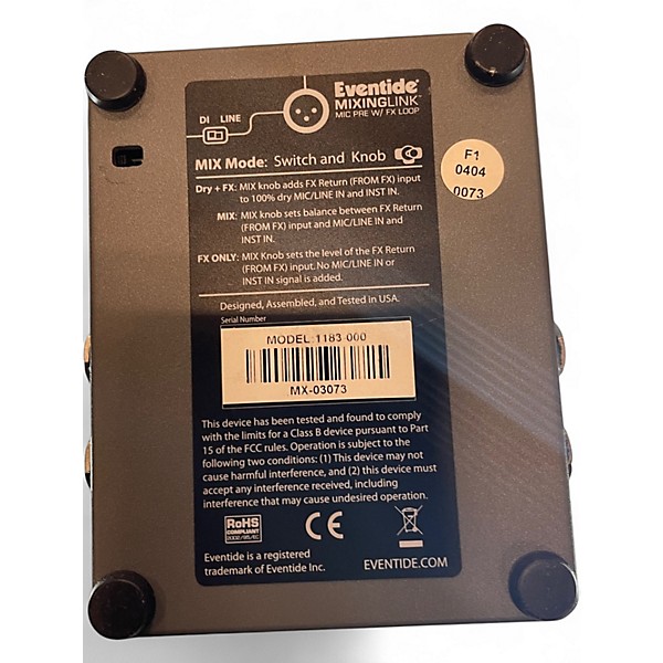 Used Eventide MixingLink Pedal