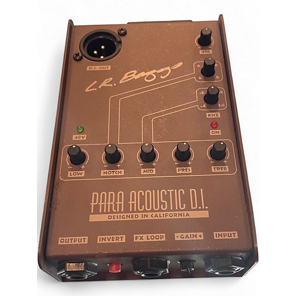 Used LR Baggs Para Acoustic DI Direct Box Pre With EQ Direct Box