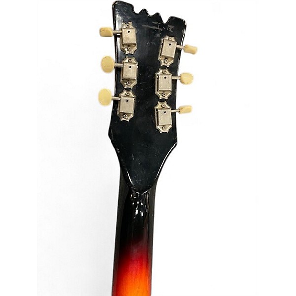 Vintage 1960s Moserite CELEB NO 3 3 Color Sunburst Hollow Body Electric Guitar