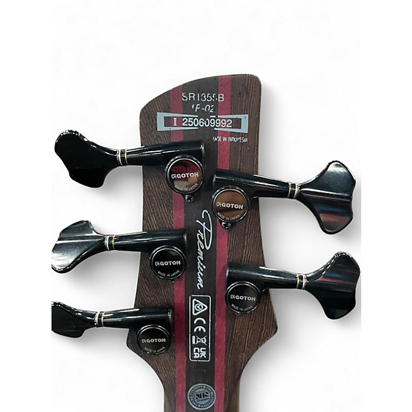 Used Ibanez SR1355B Brown Electric Bass Guitar