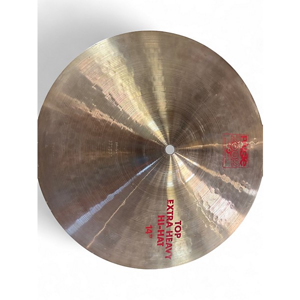 Used Paiste 14in 2002 Extra Heavy HiHats Cymbal