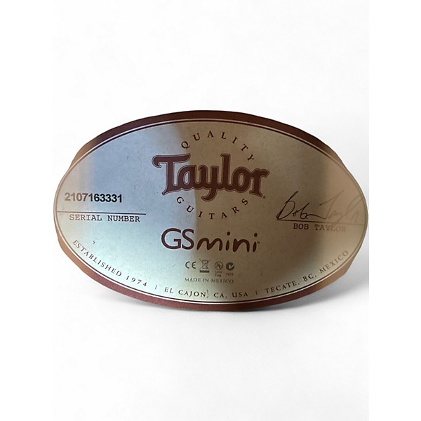 Used Taylor gs mini Natural Acoustic Guitar