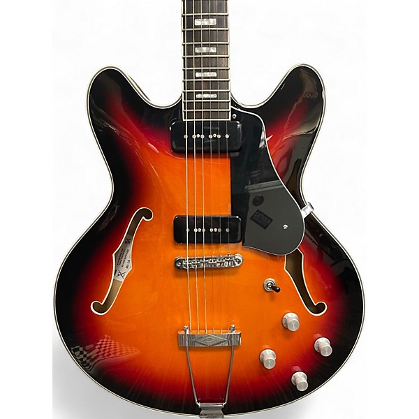 Used VOX Bobcat 3 Color Sunburst Hollow Body Electric Guitar