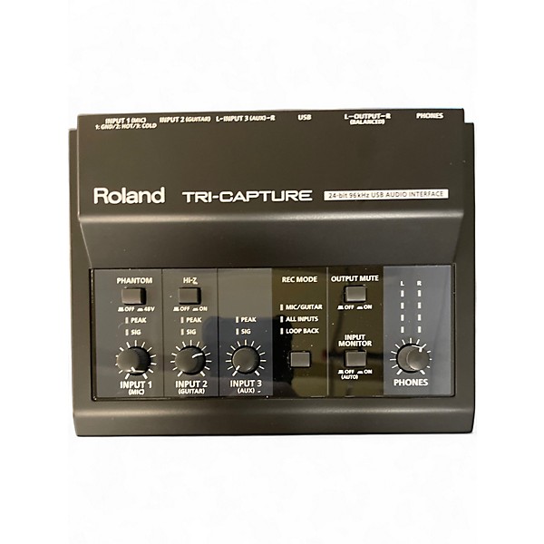 Used Roland tri-capture Audio Interface