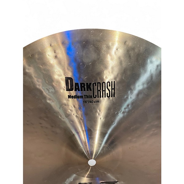 Used Zildjian 16in K Medium Dark Thin Crash Cymbal