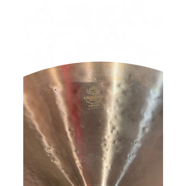 Used Zildjian 16in K Medium Dark Thin Crash Cymbal