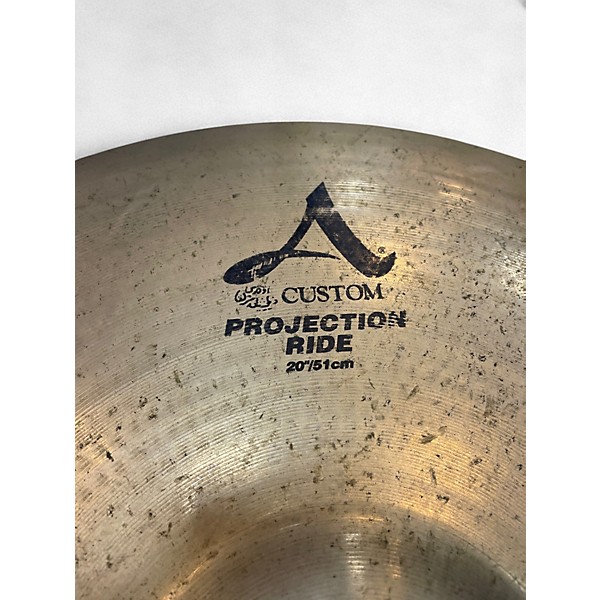 Used Zildjian 20in A Custom Projection Ride Cymbal
