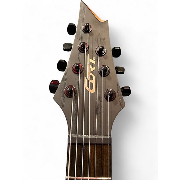 Used Cort KX707 EVERTUNE Black Solid Body Electric Guitar